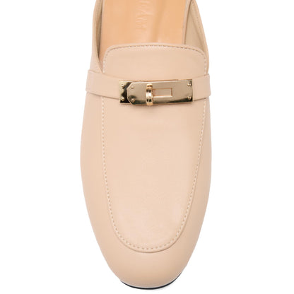 Almond Toe Slip-On Flats
