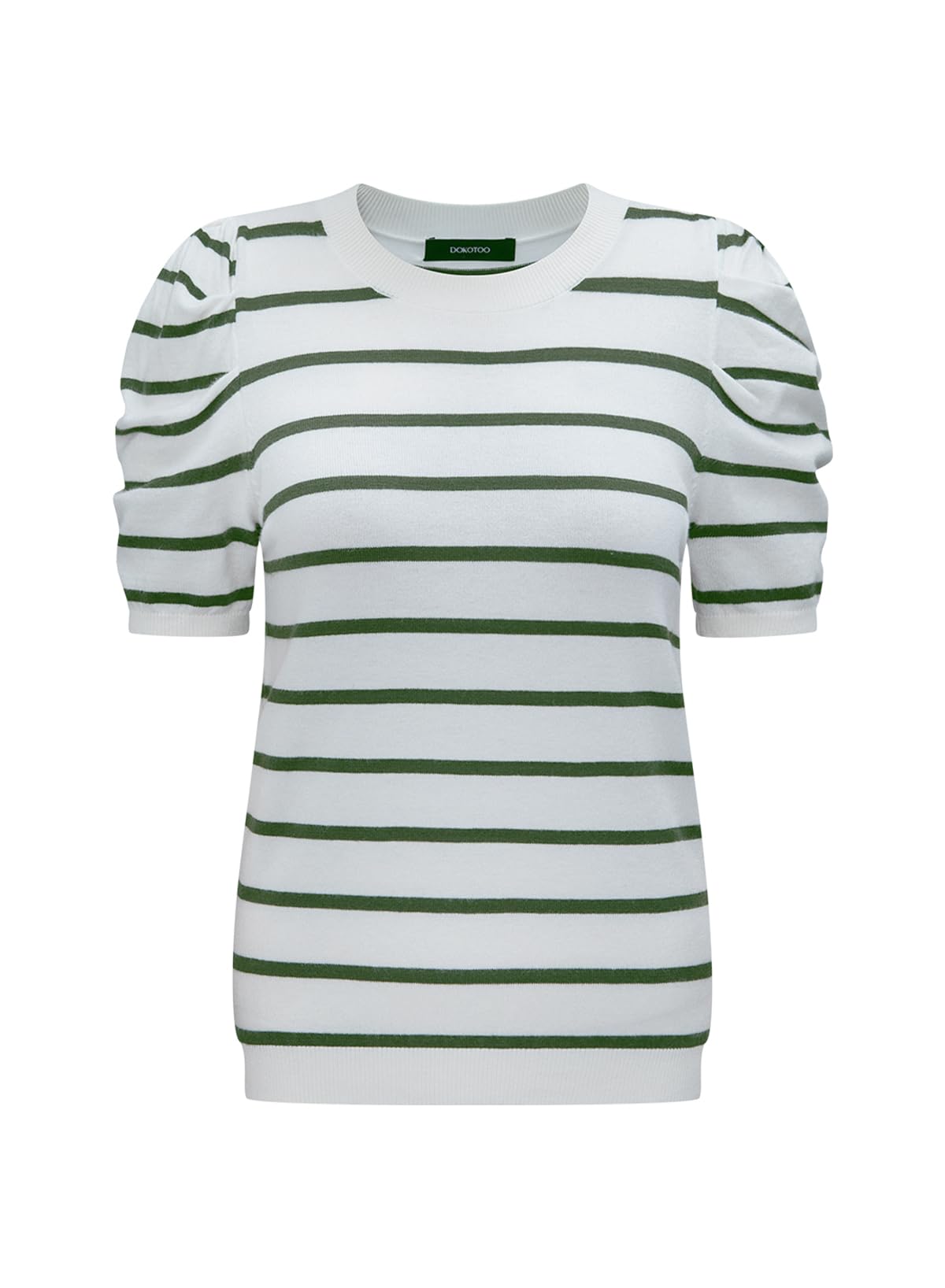 Dokotoo Women's Short Puff Sleeve Tops