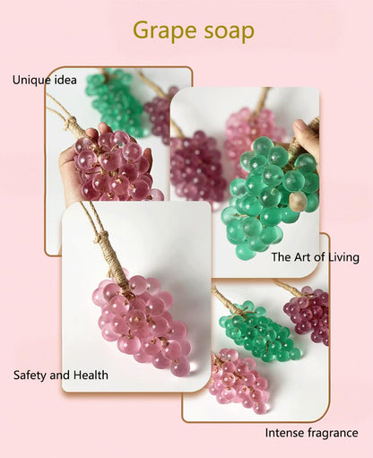 Grape Soap on a Rope with Gift Box