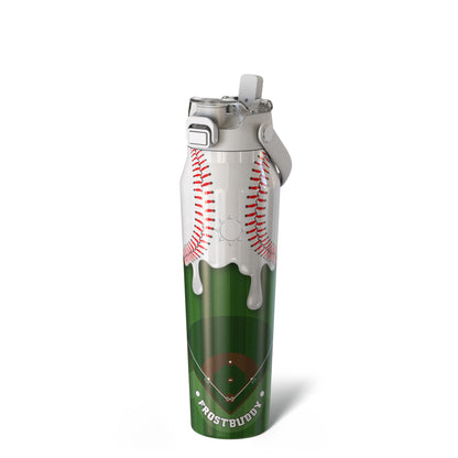 Frost Buddy 24oz Insulated Water Bottle - Straw & Chug Lid - Leak-Proof | Sip-or-chug dual lid | Ice-cold for 24+ hours | Cup-holder friendly