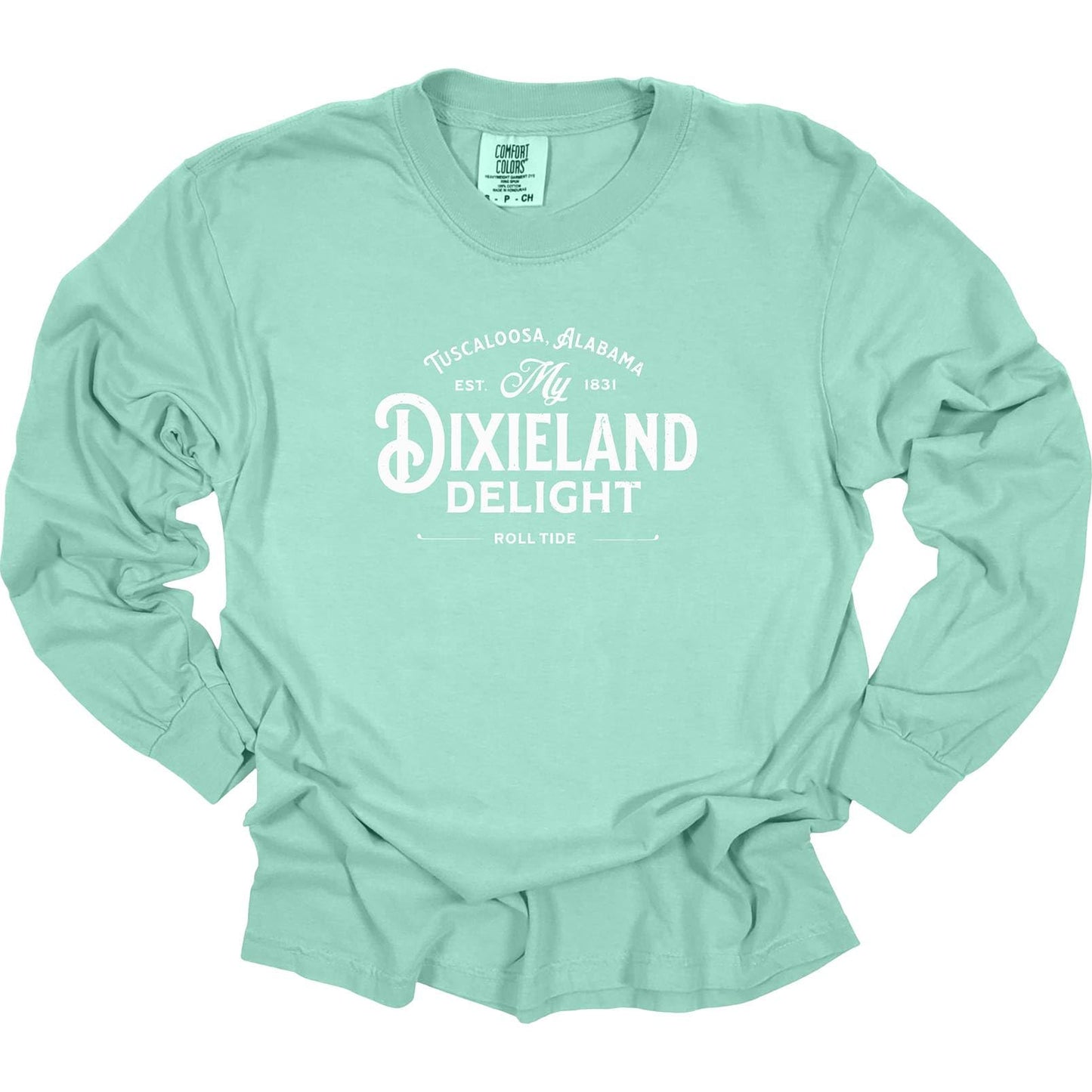 Alabama Football Dixieland Delight Fan Long Sleeve T-Shirt