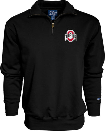Blue 84 NCAA mens Quarter Zip Sweatshirt Icon