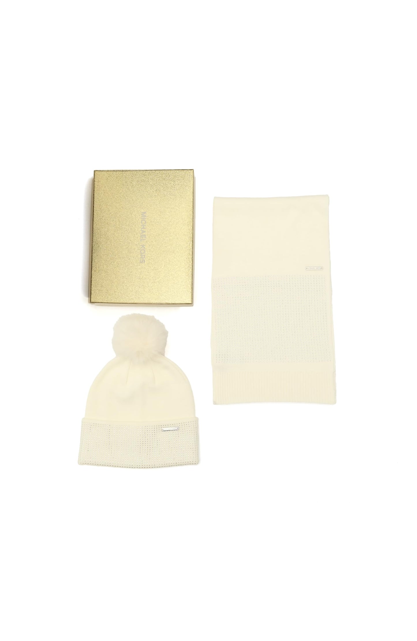 Michael Kors Women's Fine Crystal Box Set - Hat & Scarf