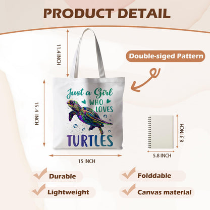 Canvas Summer Beach Tote