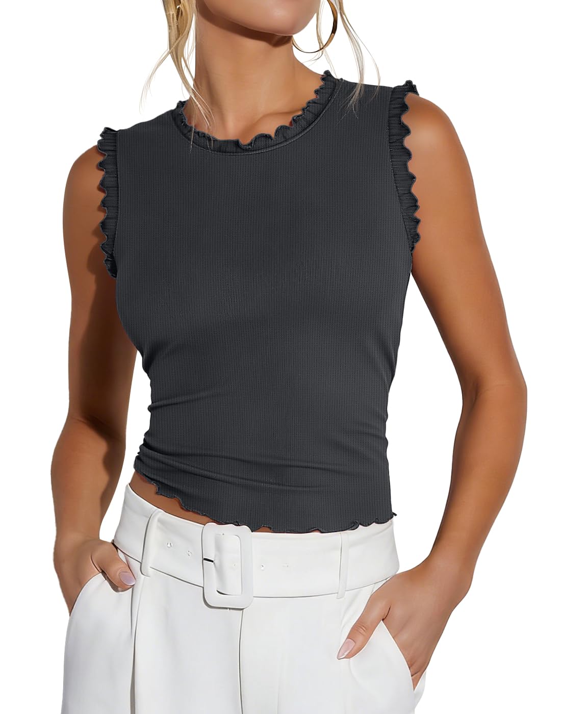 LEEDYA Women Summer Tank Tops