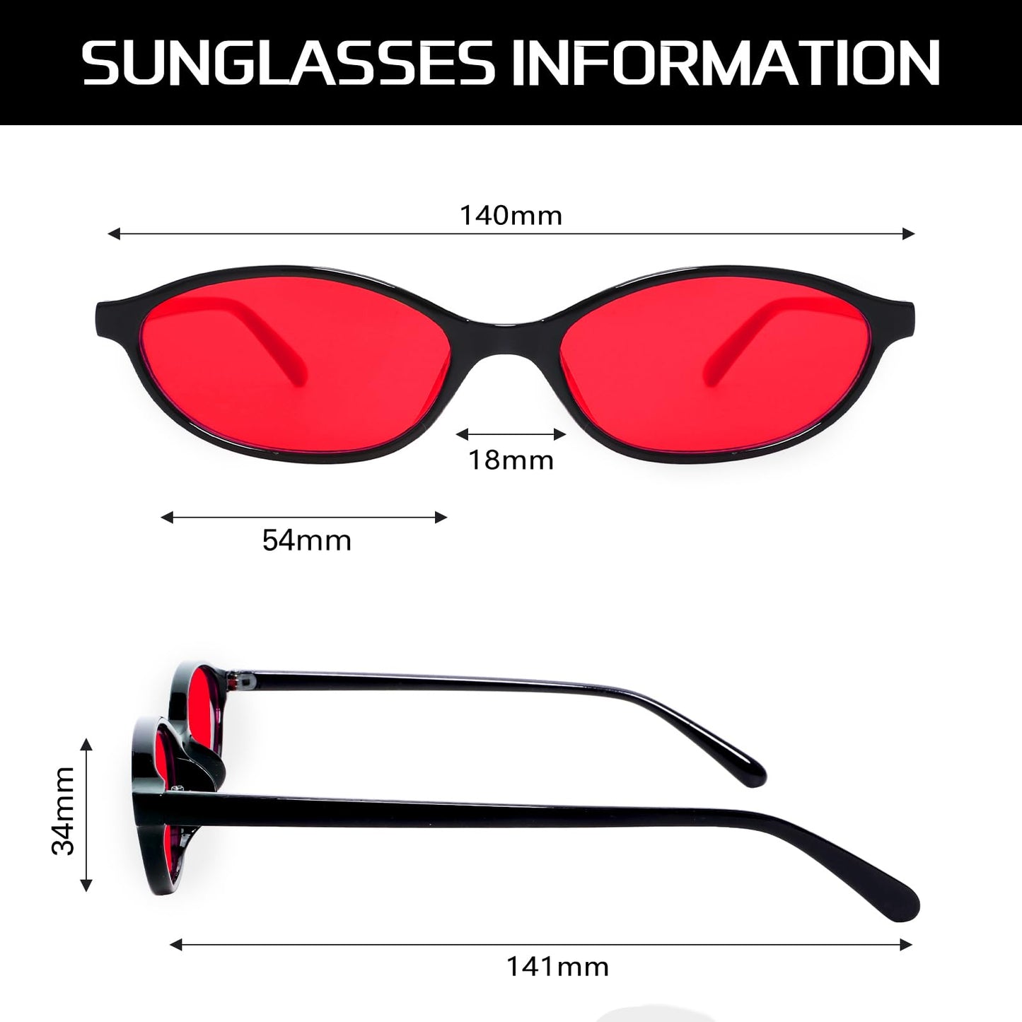 GUVIVI Retro Oval Sunglasses for Women