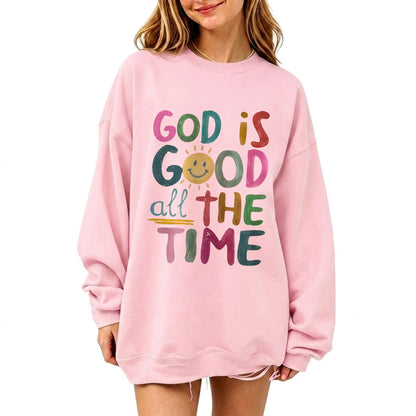 BeWithYou Christian Sweatshirts for Women -God is Good