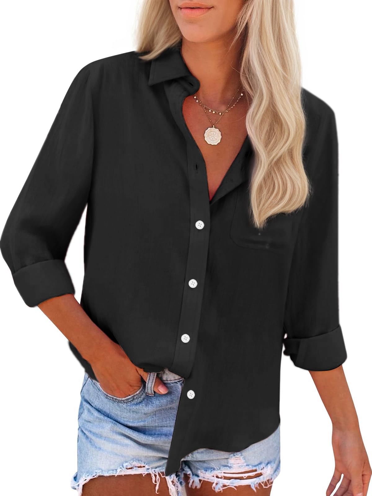 Womens Button Down Shirts