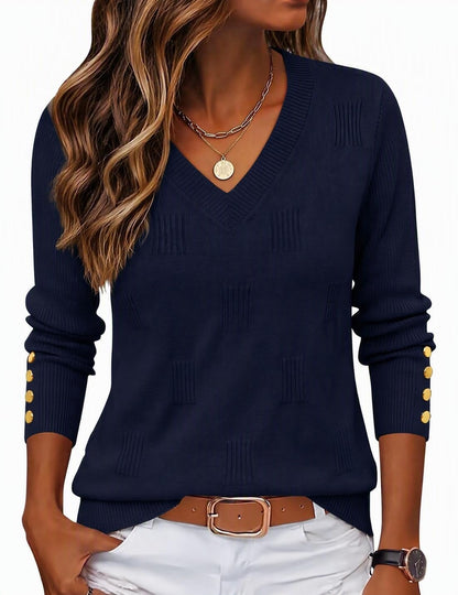 Zeagoo Womens V Neck Sweaters