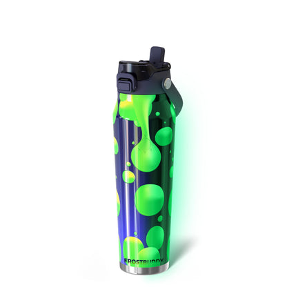 Frost Buddy 24oz Insulated Water Bottle - Straw & Chug Lid - Leak-Proof | Sip-or-chug dual lid | Ice-cold for 24+ hours | Cup-holder friendly