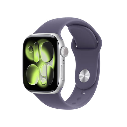 Apple Watch Series 11 [GPS 42mm] Smartwatch with Rose Gold Aluminum Case with Light Blush Sport Band - S/M. Sleep Score, Fitness Tracker, Health Monitoring, Always-On Display, Water Resistant