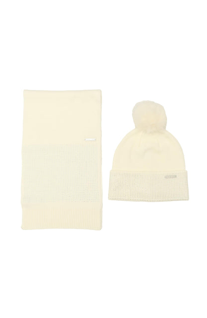 Michael Kors Women's Fine Crystal Box Set - Hat & Scarf