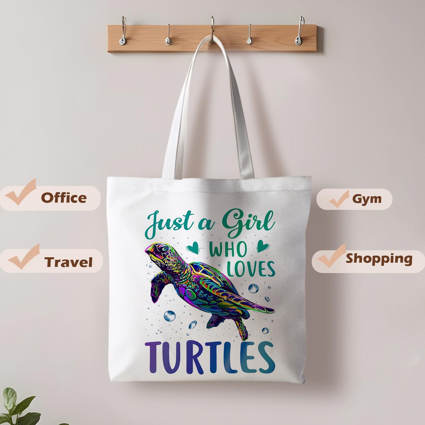 Canvas Summer Beach Tote