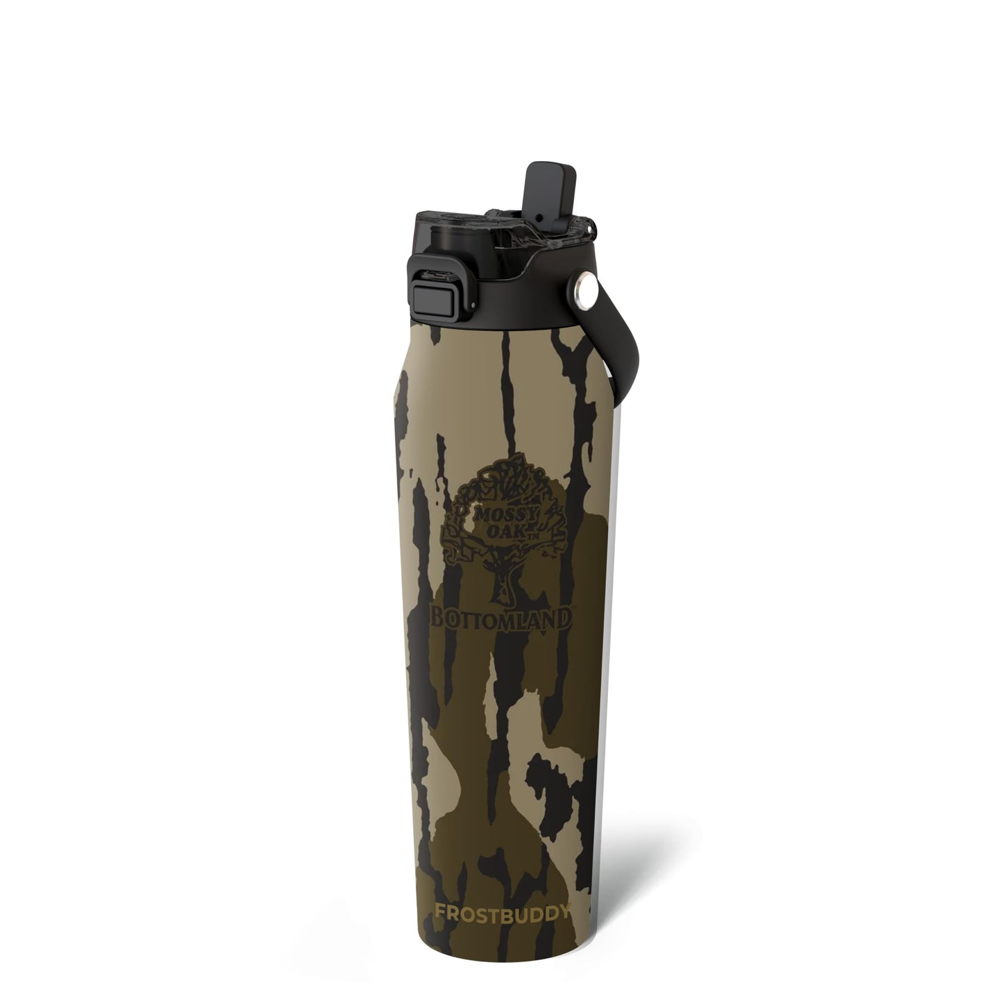 Frost Buddy 24oz Insulated Water Bottle - Straw & Chug Lid - Leak-Proof | Sip-or-chug dual lid | Ice-cold for 24+ hours | Cup-holder friendly