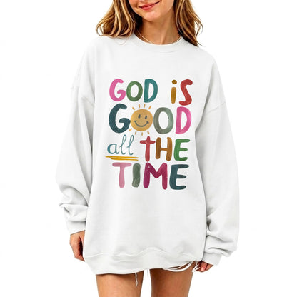 BeWithYou Christian Sweatshirts for Women -God is Good