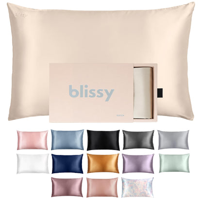 Blissy Silk Pillowcase - 100% Pure Mulberry Silk