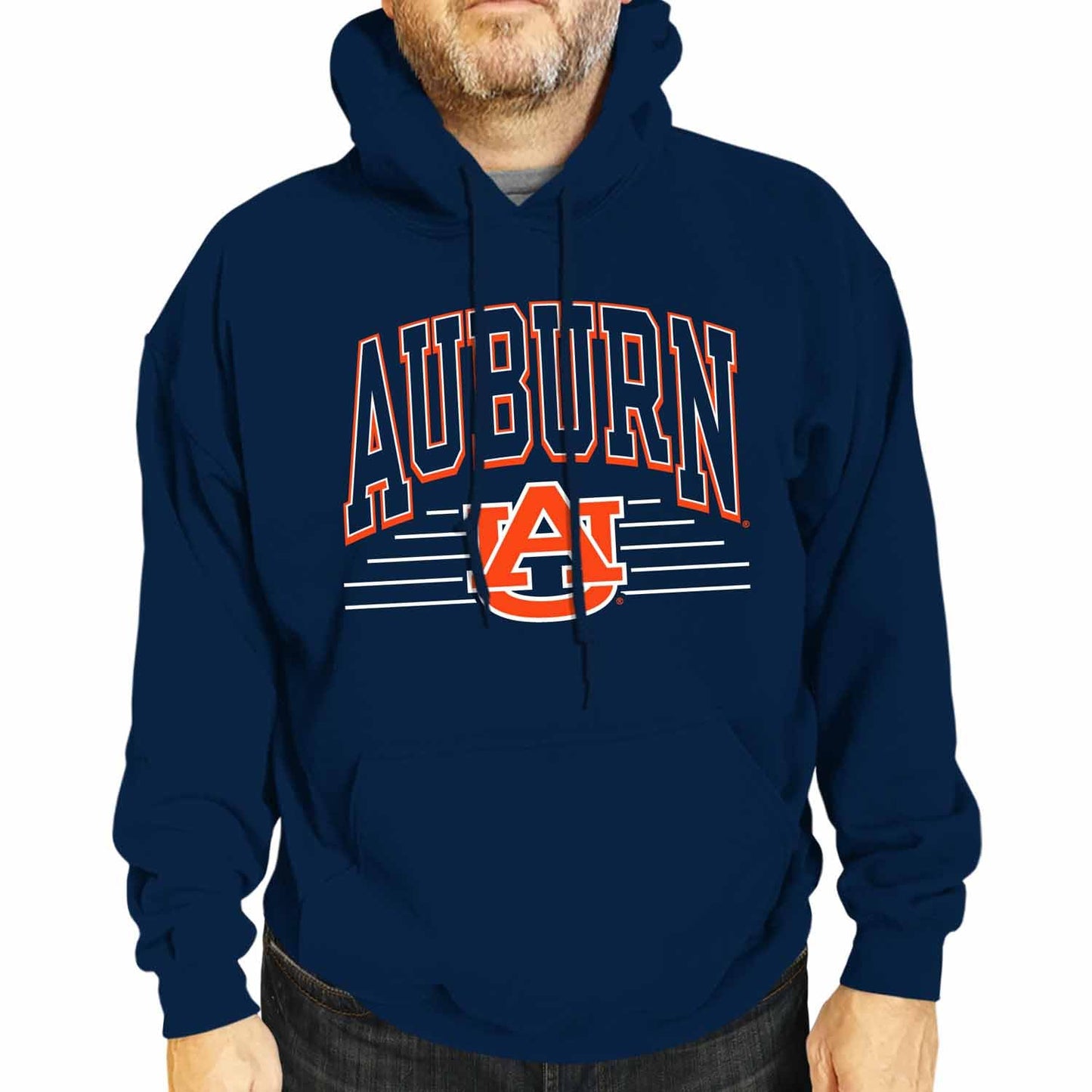 Campus Colors NCAA Overtime Classics Hooded Fleece Sweatshirt - Men Women | Officially licensed NCAA hoodie - unisex cotton poly fleece - kangaroo pocket - machine washable - S to 2XL