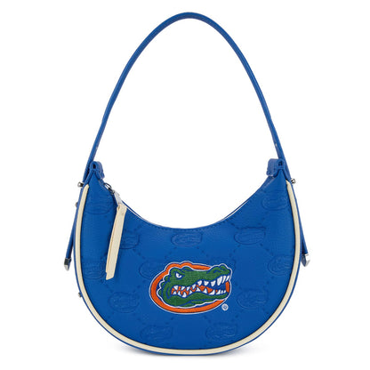 NCAA Crescent Shoulder Bag for Women, Half Moon Clutch Purses for Birthday/Graduation Gifts