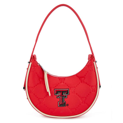 NCAA Crescent Shoulder Bag for Women, Half Moon Clutch Purses for Birthday/Graduation Gifts
