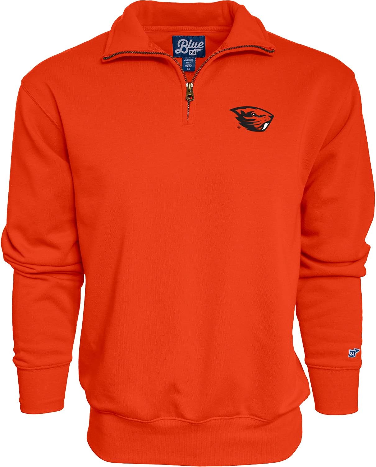 Blue 84 NCAA mens Quarter Zip Sweatshirt Icon