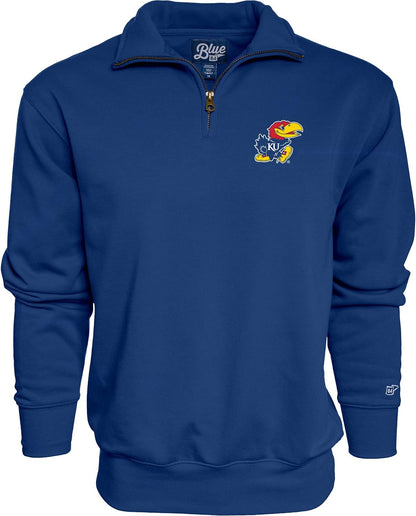 Blue 84 NCAA mens Quarter Zip Sweatshirt Icon
