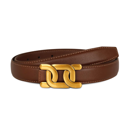 Relang Women's Belts with Gold Buckle