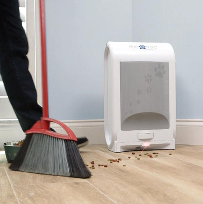 EyeVac Pro Touchless Vacuum Automatic Dustpan - Ultra Fast & Powerful - Great for Sweeping Salon Pet Hair Food Dirt Kitchen, Corded Canister Vacuum, Bagless, Automatic Sensors, 1400 Watt (Black)