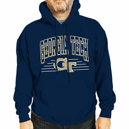 Campus Colors NCAA Overtime Classics Hooded Fleece Sweatshirt - Men Women | Officially licensed NCAA hoodie - unisex cotton poly fleece - kangaroo pocket - machine washable - S to 2XL
