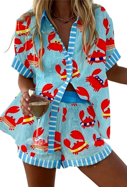 Women's Graffiti Graphic 2 Piece Outfits