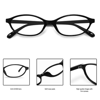 GUVIVI Retro Oval Sunglasses for Women