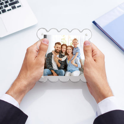 Chivalral 3 Pack 4x6 Acrylic Picture Frame, Double-Sided Tabletop Display
