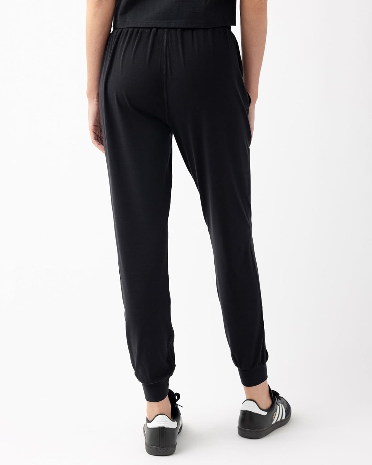 Cozy Earth Women's Studio Jogger Pants, Mid-Rise Lightweight Casual Joggers