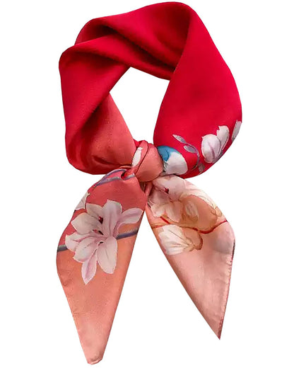 Saiusloa Neck Scarf For Womens Silky Head Scarves Hair Bandanas Square Scarf Fashion Accessories lightweight