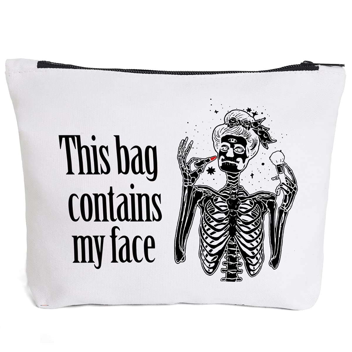 Funny gift Friend makeup bag, Best friend Cosmetic Bag, Friends Theme Natural Reusable Eco-Friendly Makeup Bag Gifts, for Women Men Best Friends Birthday Christmas Gift