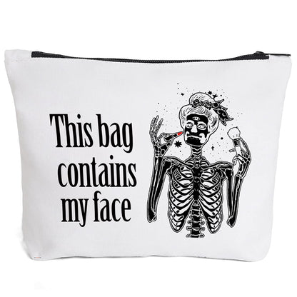 Funny gift Friend makeup bag, Best friend Cosmetic Bag, Friends Theme Natural Reusable Eco-Friendly Makeup Bag Gifts, for Women Men Best Friends Birthday Christmas Gift