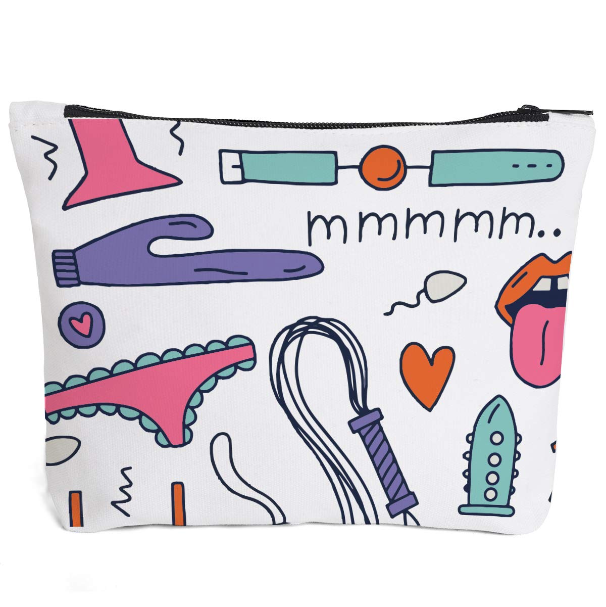 Funny gift Friend makeup bag, Best friend Cosmetic Bag, Friends Theme Natural Reusable Eco-Friendly Makeup Bag Gifts, for Women Men Best Friends Birthday Christmas Gift