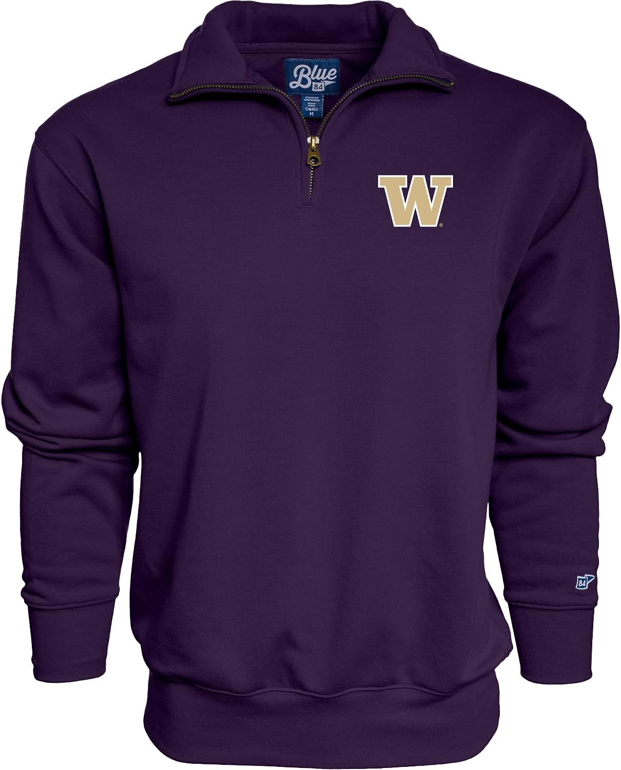 Blue 84 NCAA mens Quarter Zip Sweatshirt Icon