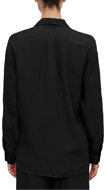 Velvet by Graham & Spencer Women's Mulholland by Jenny Graham Woven Linen Button Down