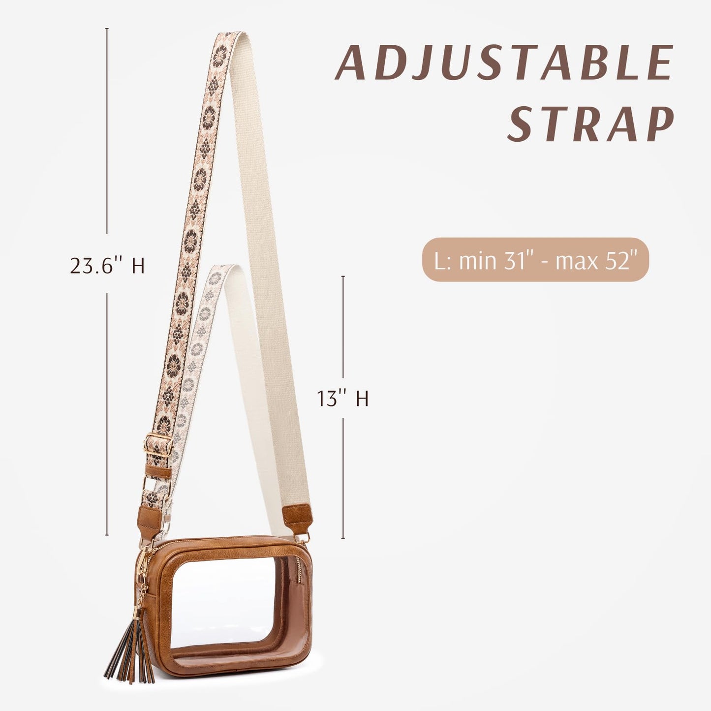 Unilily Clear Bag for Stadium Events