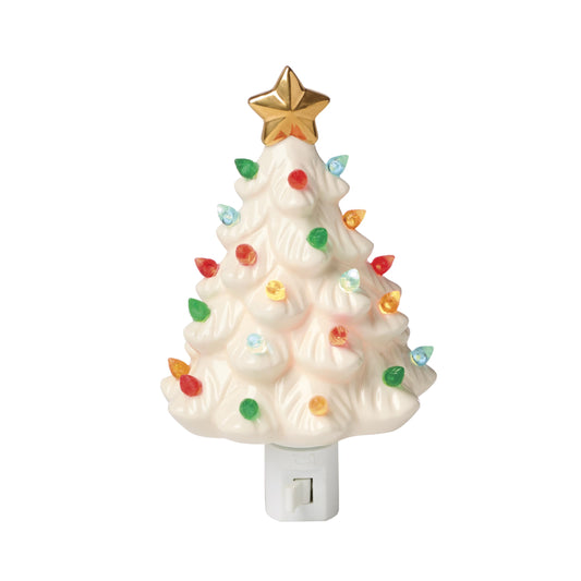 Lenox 893624 Treasured Traditions Holiday Red Bulbs Lit Tree, Christmas Decor
