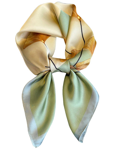 Saiusloa Neck Scarf For Womens Silky Head Scarves Hair Bandanas Square Scarf Fashion Accessories lightweight