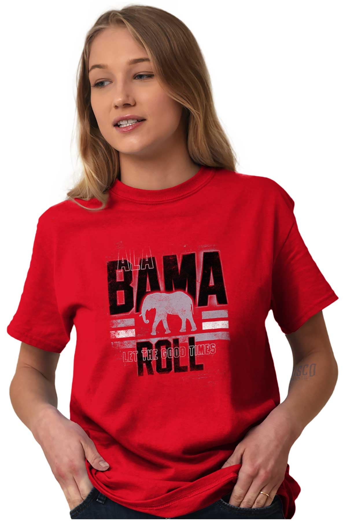 Brisco Brands Alabama Good Times Roll College Graphic T Shirt Men or Women
