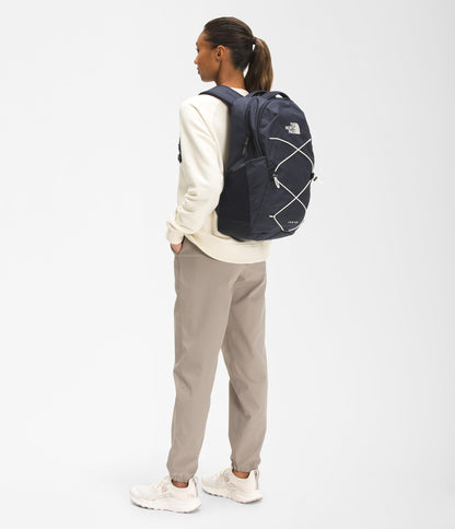 The North Face Jester Everyday Laptop Backpack - Commuter Daypack, Water Repellent, Laptop Sleeve, Lunar Blue/Fizz Lime, One Size