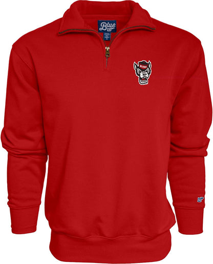 Blue 84 NCAA mens Quarter Zip Sweatshirt Icon