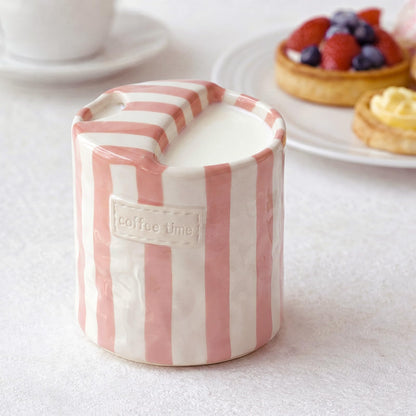 2 Pack Ceramic Mug with Sip Hole,