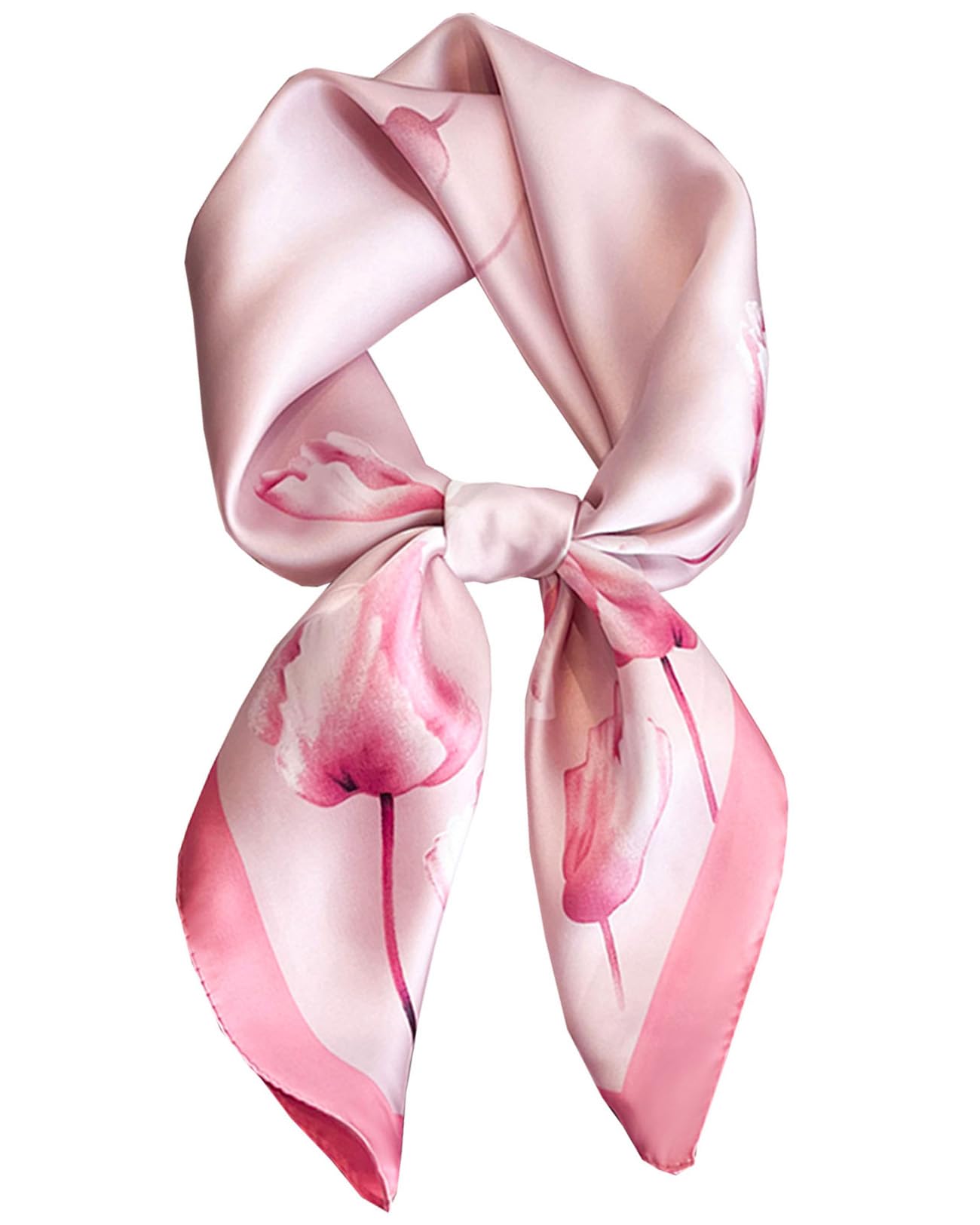 Saiusloa Neck Scarf For Womens Silky Head Scarves Hair Bandanas Square Scarf Fashion Accessories lightweight