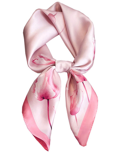 Saiusloa Neck Scarf For Womens Silky Head Scarves Hair Bandanas Square Scarf Fashion Accessories lightweight