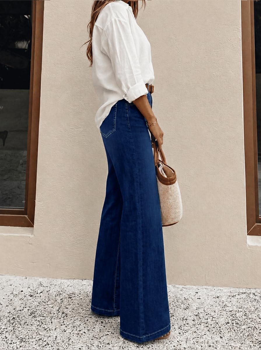 Women's High Waisted Wide Leg Jeans