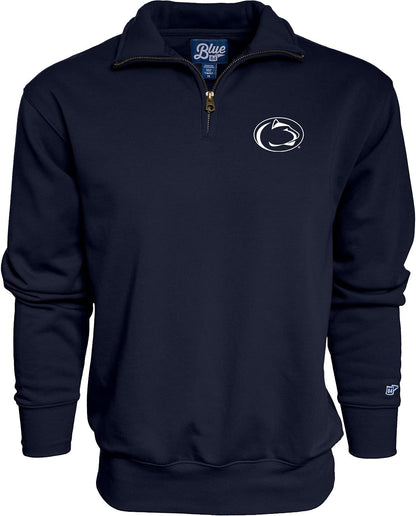 Blue 84 NCAA mens Quarter Zip Sweatshirt Icon
