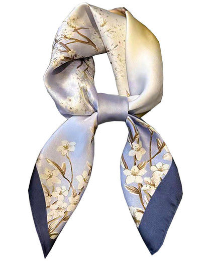 Saiusloa Neck Scarf For Womens Silky Head Scarves Hair Bandanas Square Scarf Fashion Accessories lightweight